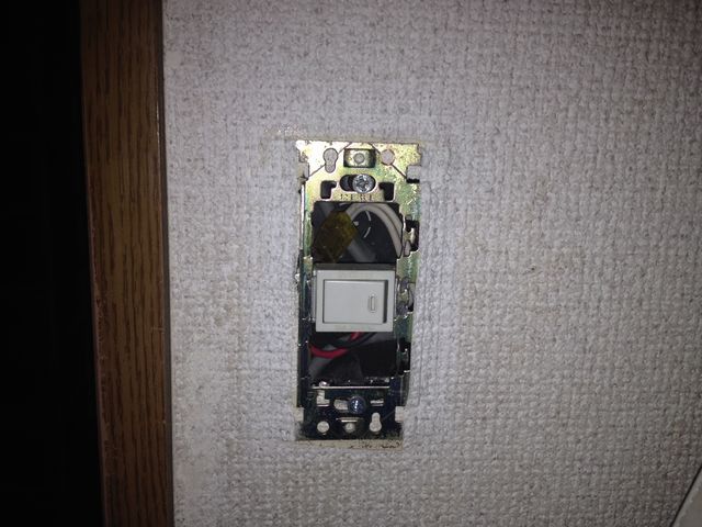 スイッチ取替工事　名古屋市西区