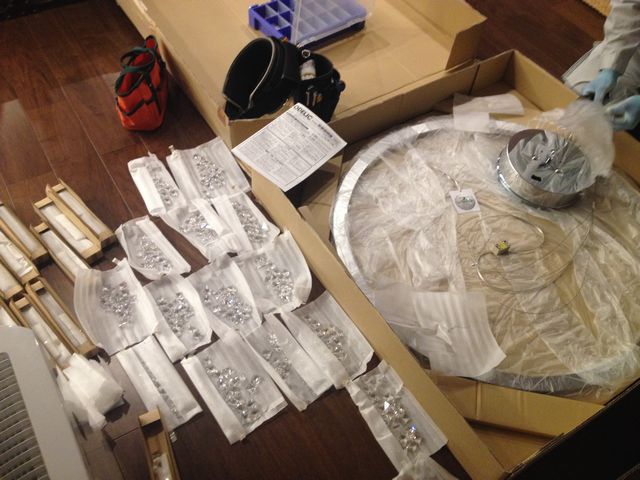 照明器具取付工事　名古屋市名東区